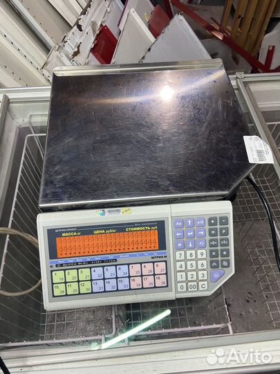 Весы Штрих-принт фi 15-2,5 с печатью этикеток