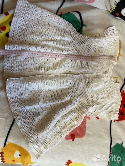 Вязанный жакет для девочки