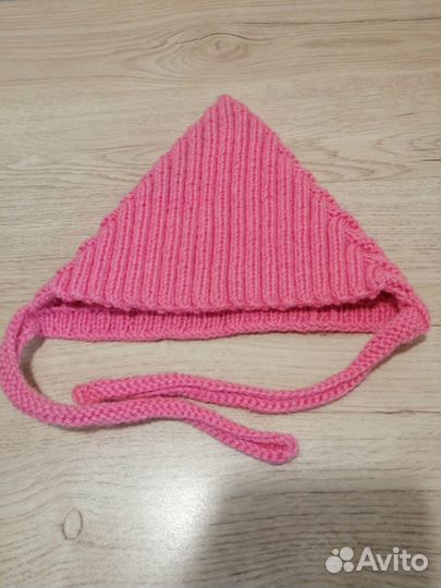 Шапочка чепчик Эльф ручное вязание