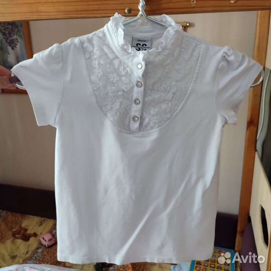 Блузка школьная на девочку 146