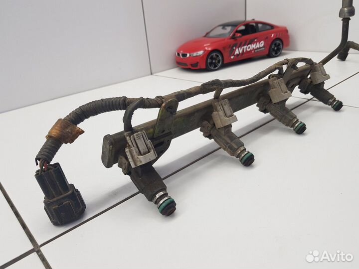 Рейка топливная (рампа) с форсунками