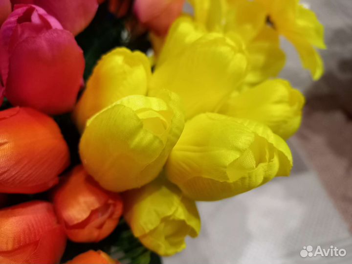Тюльпаны искусственные, отличное качество