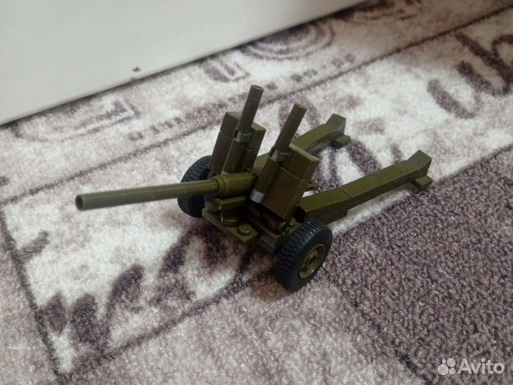 Конструктор Лего аналог Вертолет и Пушка