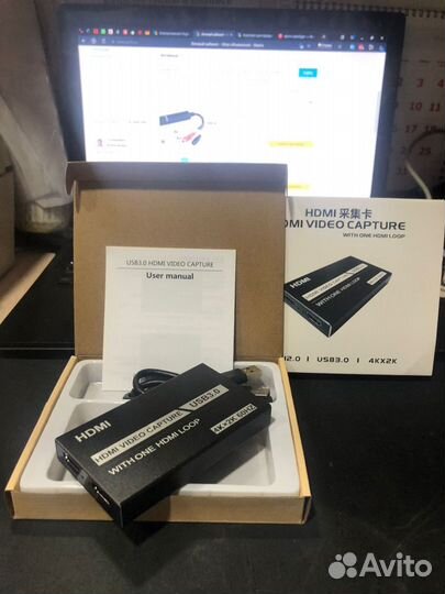 Устройство видеозахвата hdmi - USB 4K 60Hz