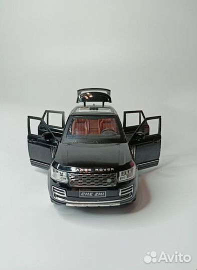 Металлическая машинка Range Rover 1:24 черный