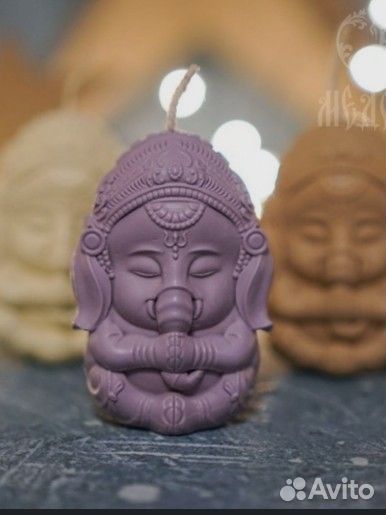 Ганеша свеча на привлечение денег