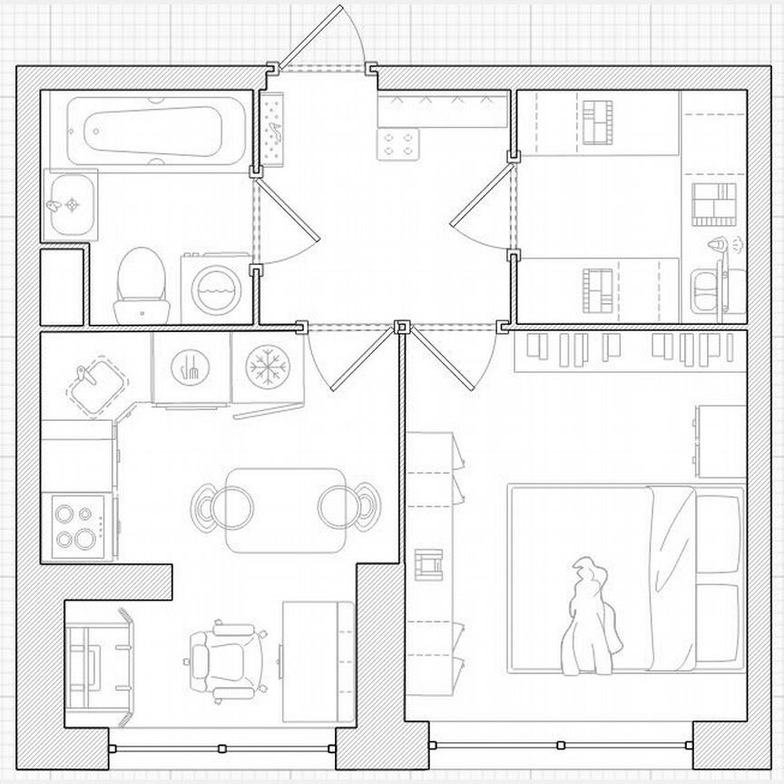 Квартира-студия, 33,5 м², 18/30 эт.