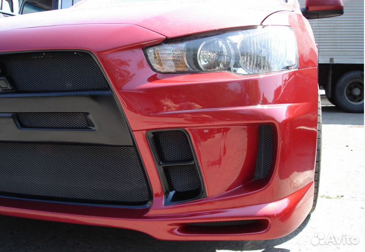 Бампер передний extreme mitsubishi lancer X