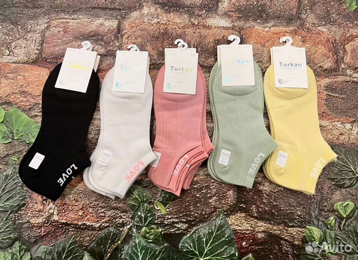 Носки женские короткие