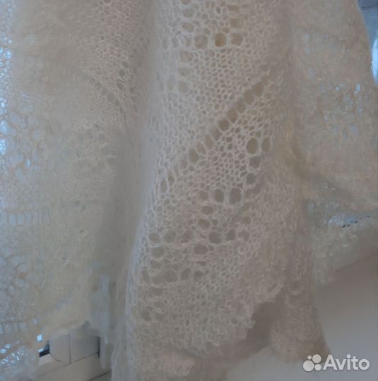 Шаль пуховая паутинка