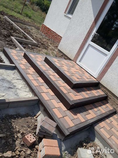 Укладка тротуарной плитки