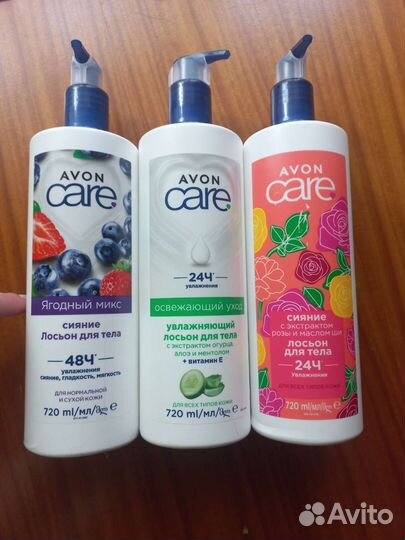Лосьон для тела и пена для ванн avon