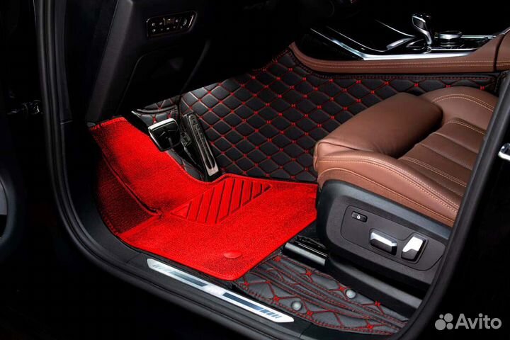 3D Коврики Audi Салон Багажник из Экокожи