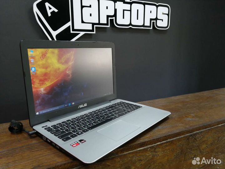 Ноутбук бу для учебы и игр A8-7410/6Gb/Radeon R5