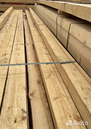 Доска обрезная 25х100х6000