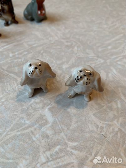 Скульптуры животных фарфор лфз