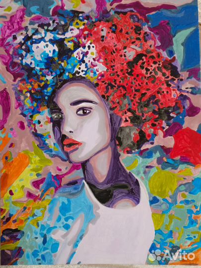 Интерьерная картина ручная работа