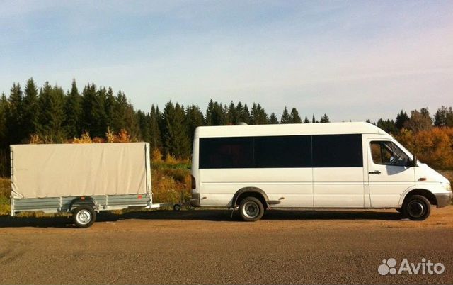 Заброска на сплав микроавтобусом с прицепом