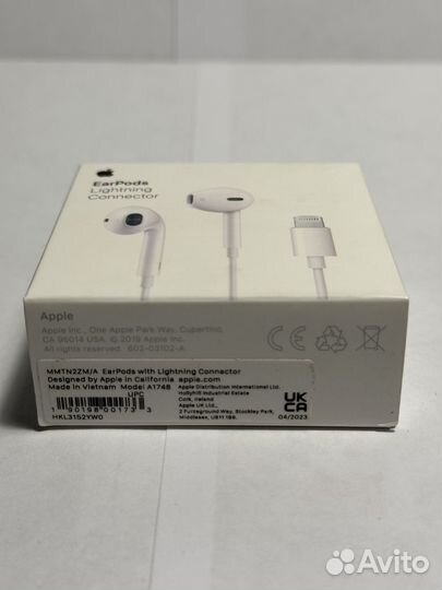 Наушники apple earpods lightning