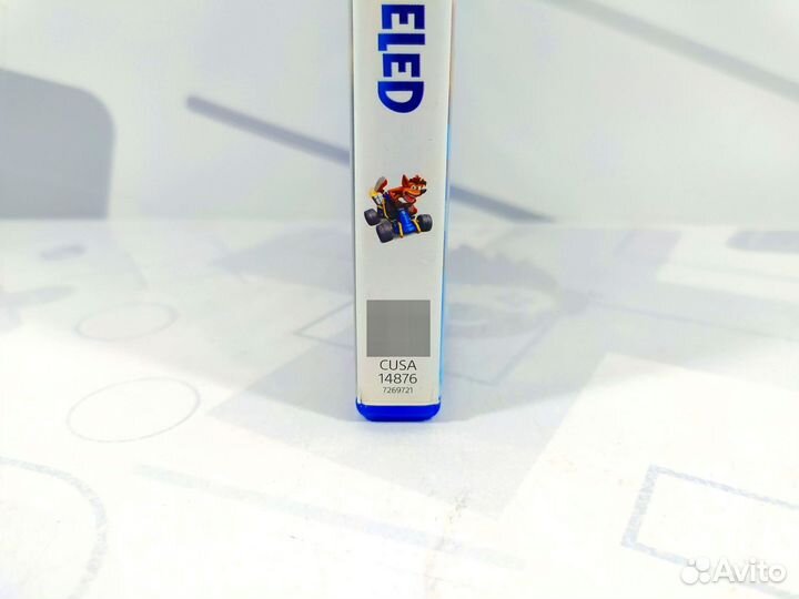 Диск для PS4 Crash Team Racing Nitro-Fueled б/у