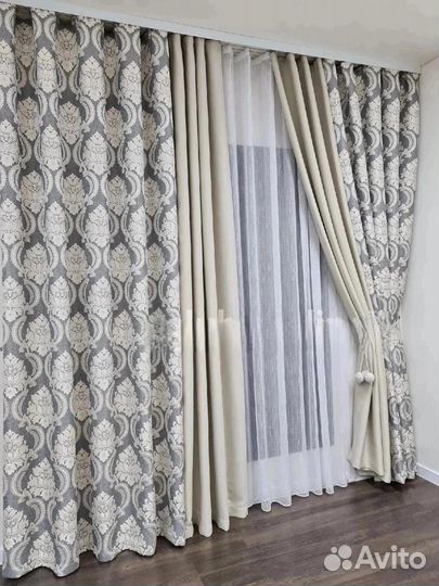 Шторы с узором