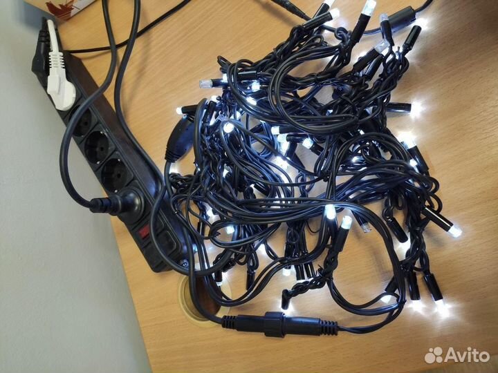 Гирлянда Бахрома Уличная Мерцающая