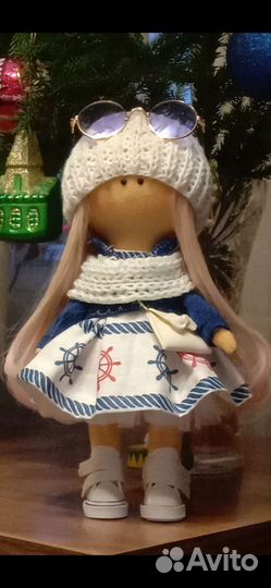 Текстильная интерьерная кукла