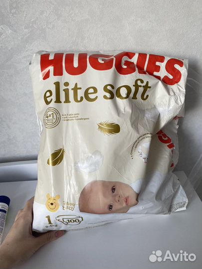 Подгузники huggies elite soft