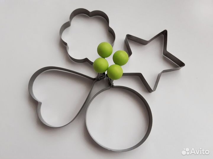 Формы металлические 4 шт для яичницы выпечки