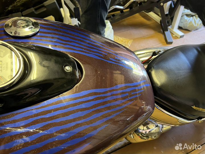 Бак бензобак для мотоцикла Yamaha drag star