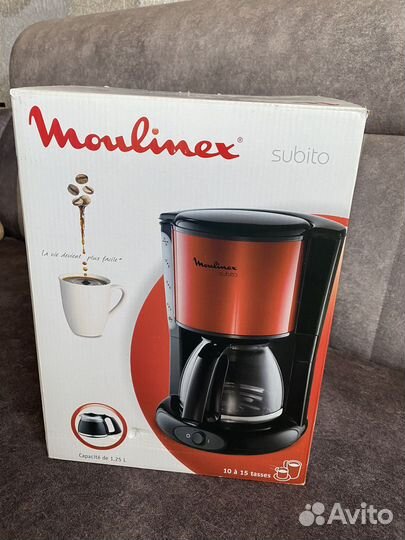 Капельная кофеварка Moulinex Subito FG360D10