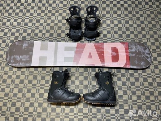 Сноуборд комплект Head - 159 - L + Salomon - 44