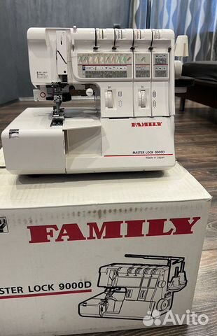 Коверлок—3 в 1 janome family master lock 9000
