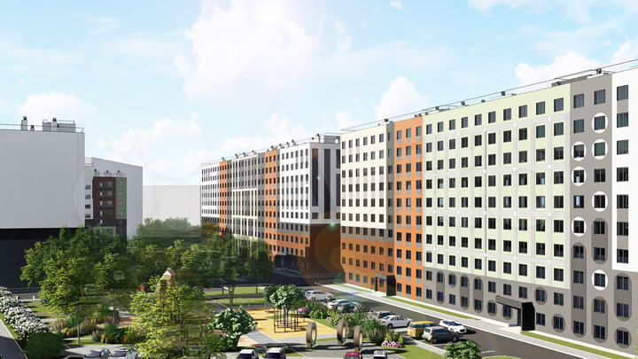 2-к. квартира, 55,1 м², 7/10 эт.