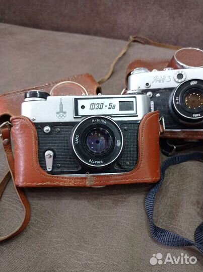 Фотоаппараты СССР фэд-3,5, фэд-50, Зенит, Вилия
