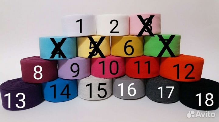 Бейка из рибаны с лайкрой