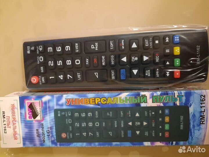 Универсальный пульт для телевизора LG