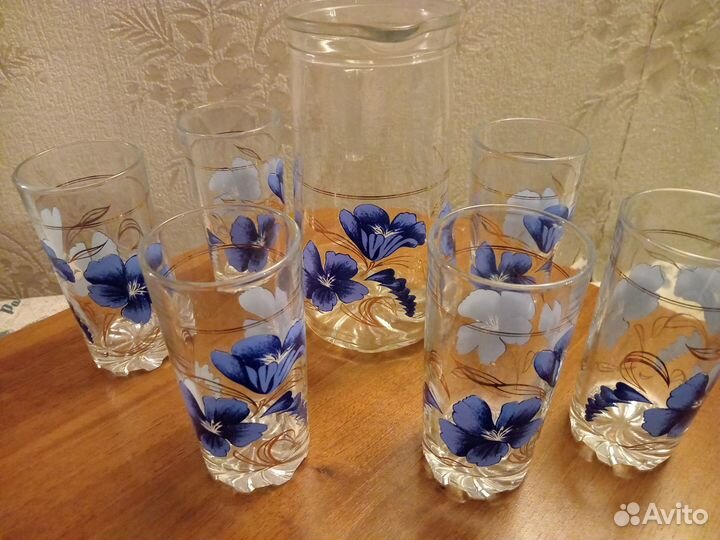 Кувшин + 6 стаканов