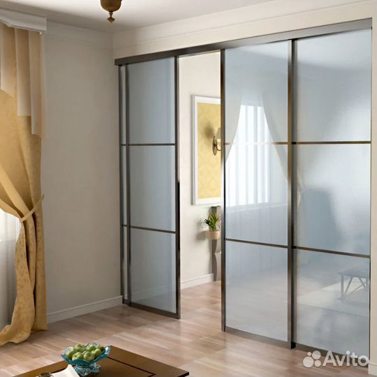 Межкомнатные перегородки из алюминия