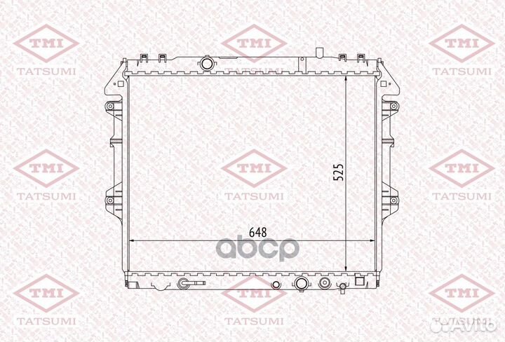 Радиатор охлаждения TGA1065 tatsumi