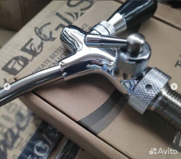 Кран с компенсатором хром