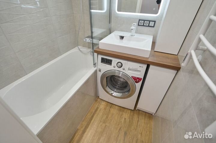 Ремонт ванной, укладка плитки