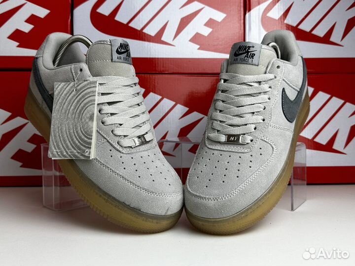 Кроссовки мужские Nike Air Force 1 замшевые 41-46