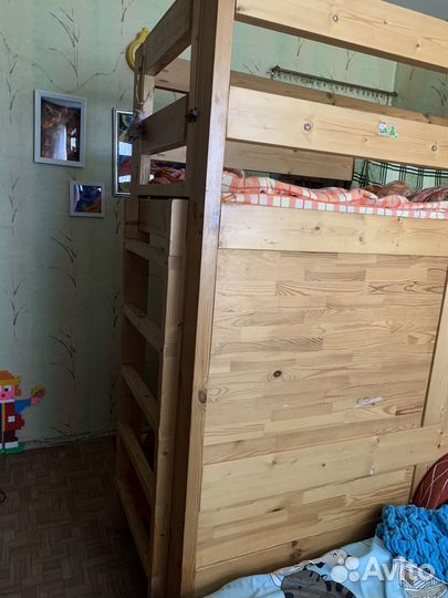 Двухярусная кровать бу