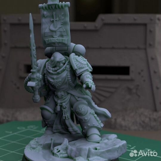 Warhammer 40000 3d печать миниатюр из смолы