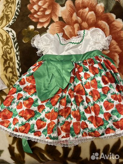 Платье ягодка на утренник