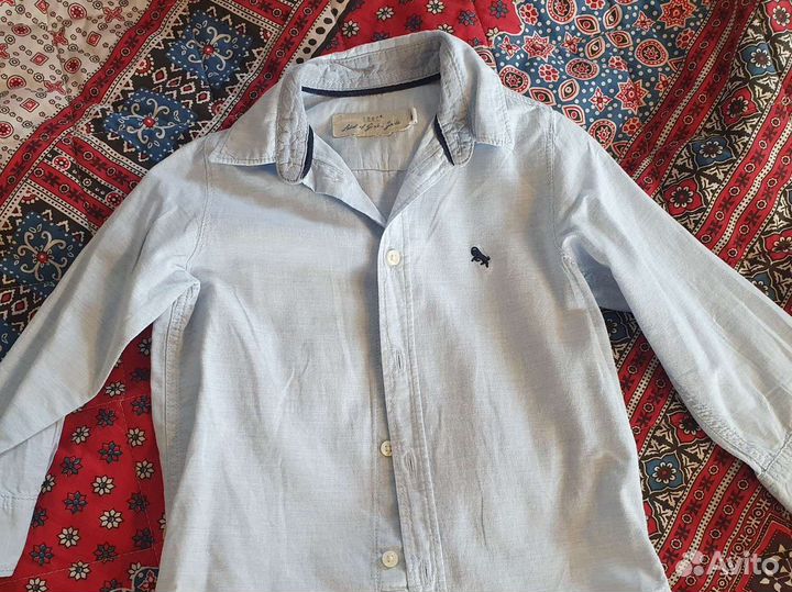 Рубашка детская для мальчиков 92-98 размер