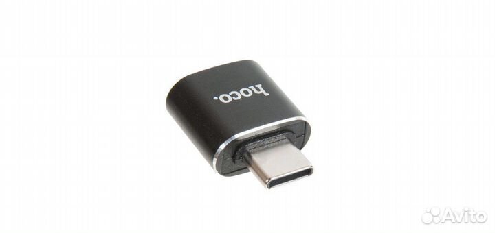 Переходник hoco UA5 Type-C to USB, черный