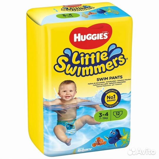 Подгузники для плавания Huggies Little Swimmers