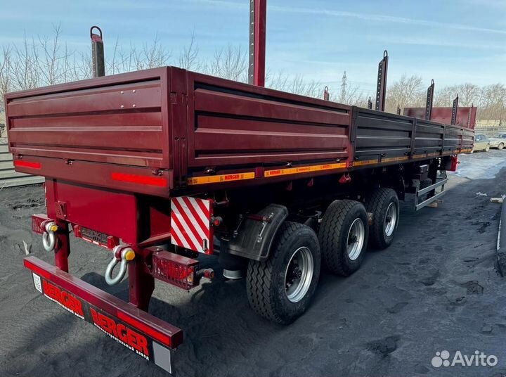Полуприцеп бортовой Berger 9852, 2024